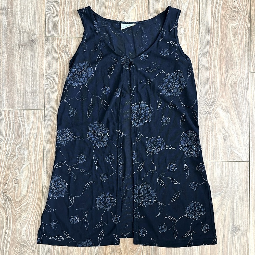 Vintage La Palapa Semi-Sheer Top